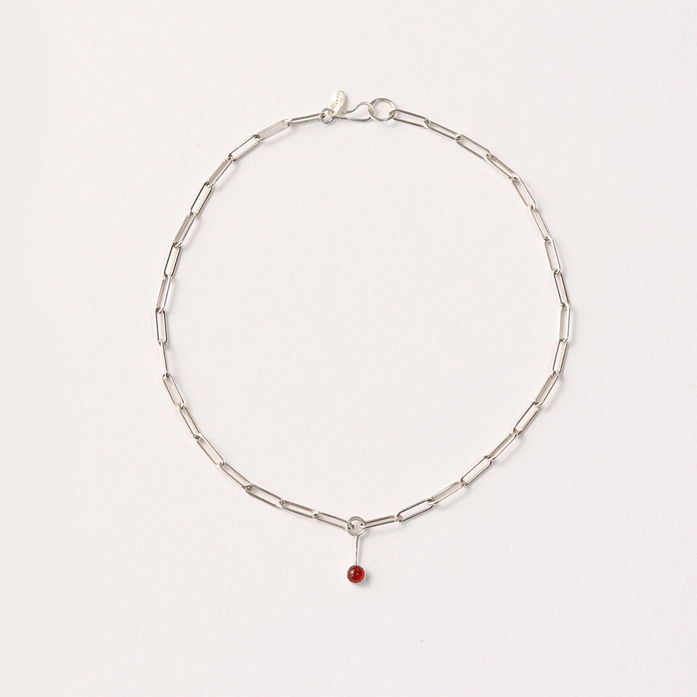 Carnelian Fossa Necklace