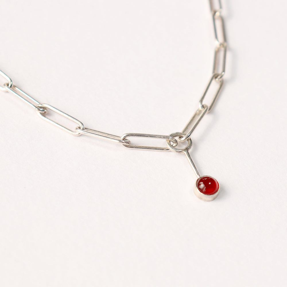 Carnelian Fossa Necklace