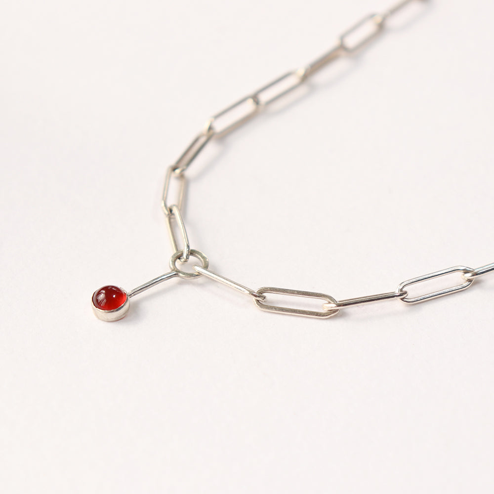 Carnelian Fossa Necklace
