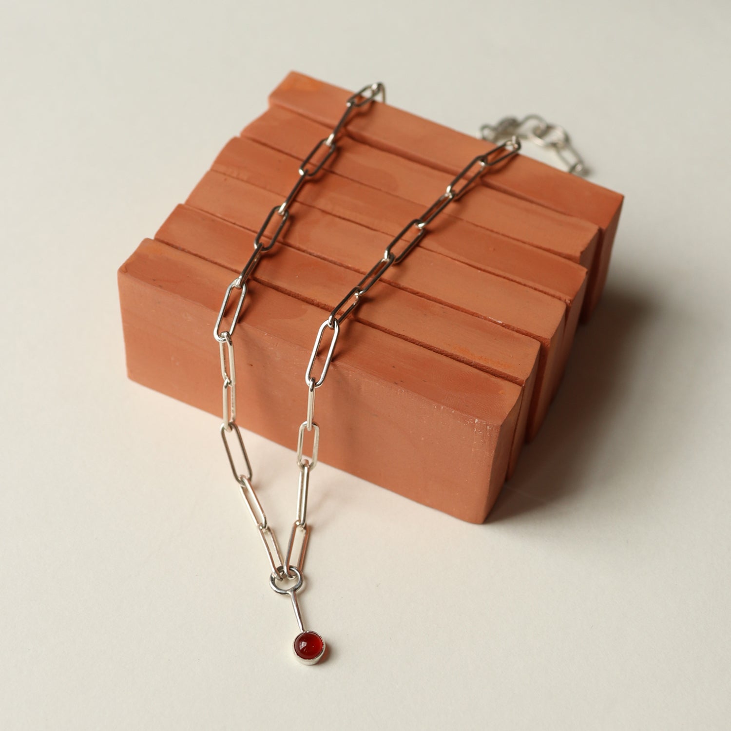 Carnelian Fossa Necklace