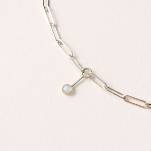 Moonstone Fossa Necklace