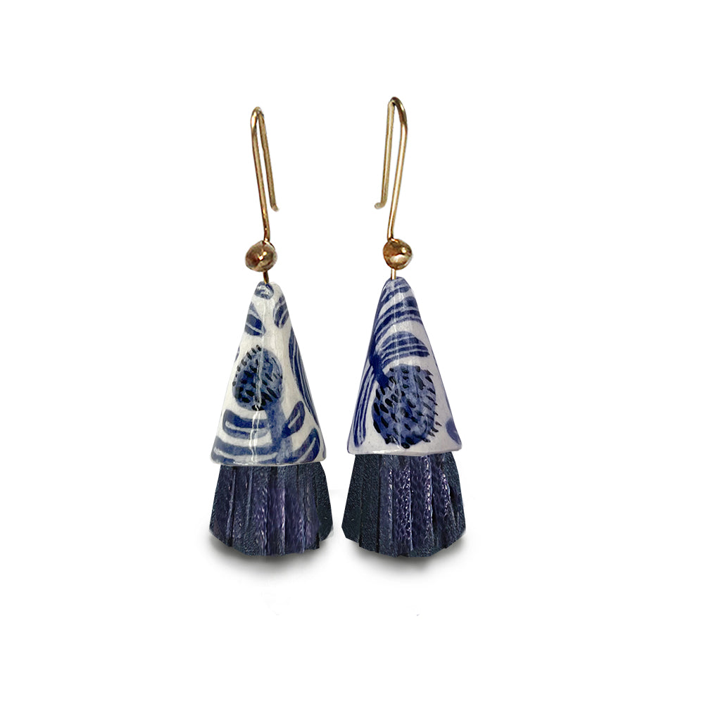 Kalyptos Earrings - Flora Blue