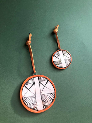OLD ORAIBI TERRA COTTA WALL HANGINGS / ORNAMENTS
