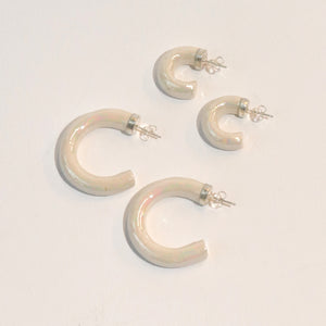 Pearlized Hoops - Large