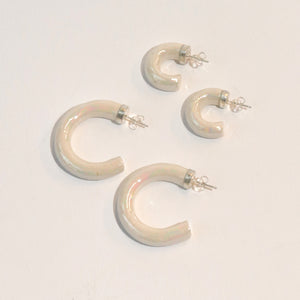 Pearlized Hoops - Small