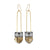 Regalo Long Tassel Earring - Golden