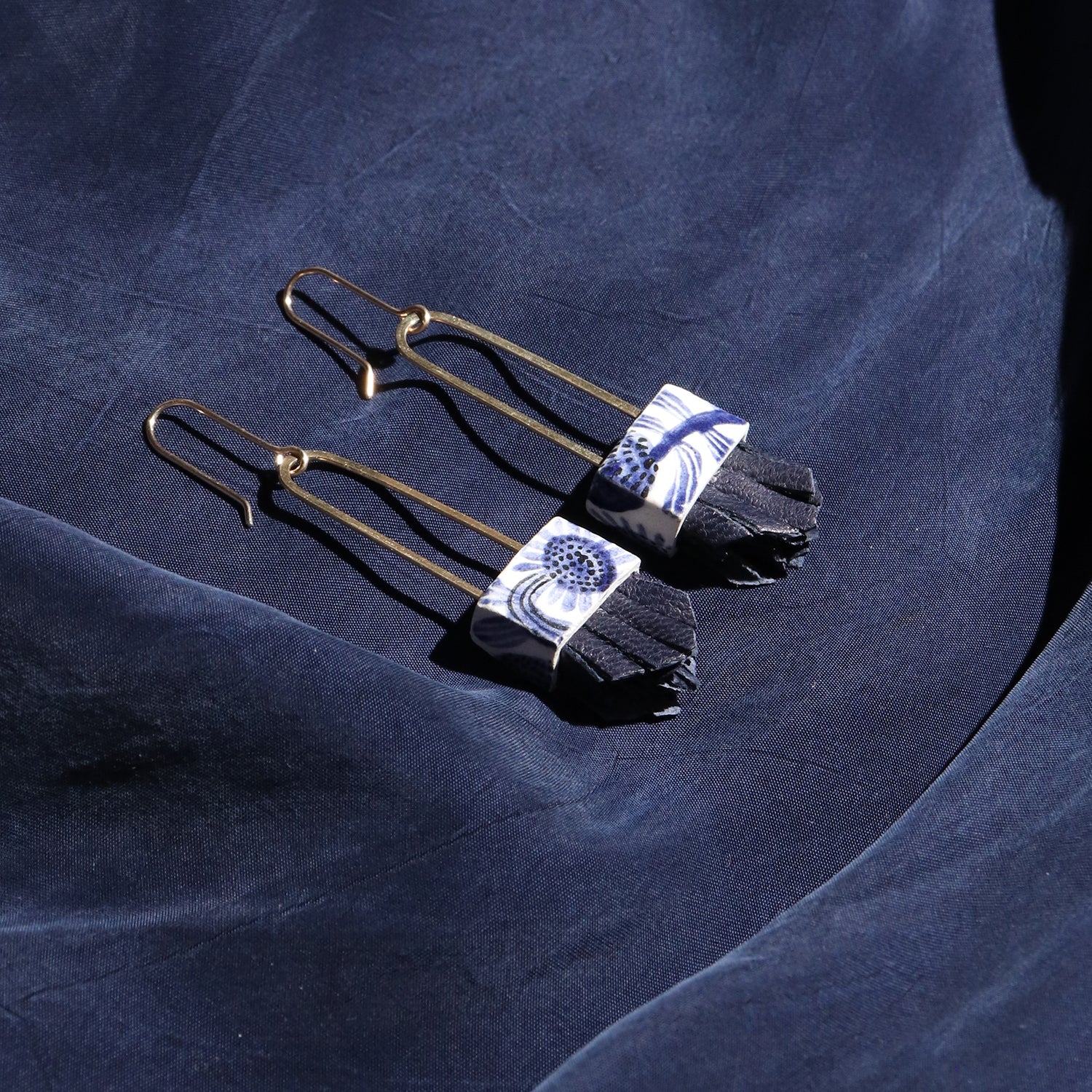 Regalo Shortie Earrings - Flora Blue