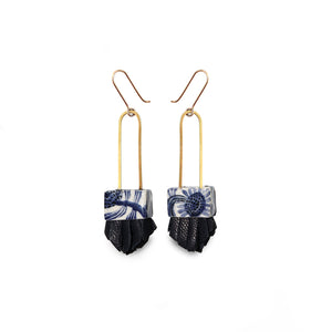 Regalo Shortie Earrings - Flora Blue