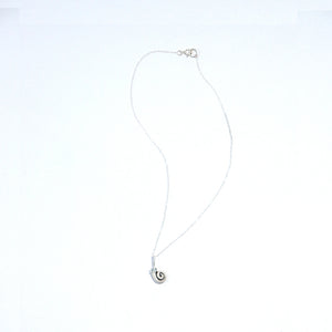 Sterling Silver Ram's Horn Necklace