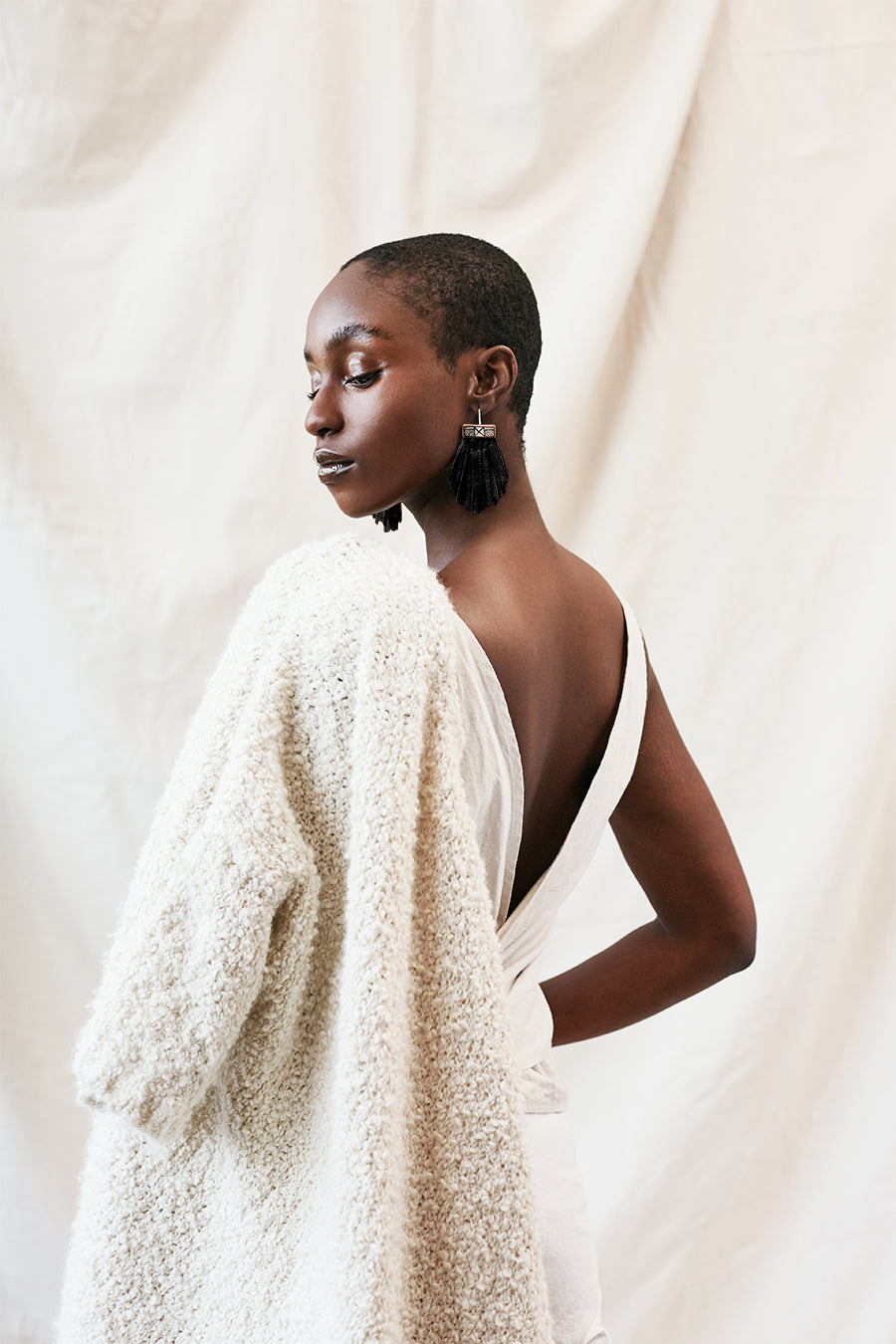Tassel Cage Earrings – Turmeric