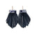 Tassel Cage Earrings - Flora Blue