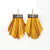 Tassel Cage Earrings - Sunflower