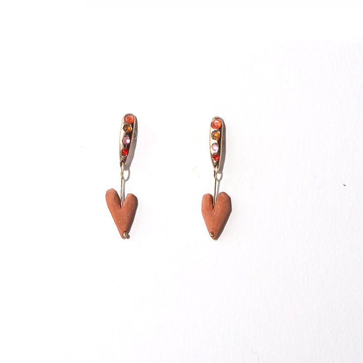 Terra Heart earrings