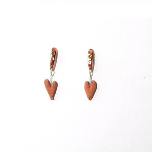 Terra Heart earrings