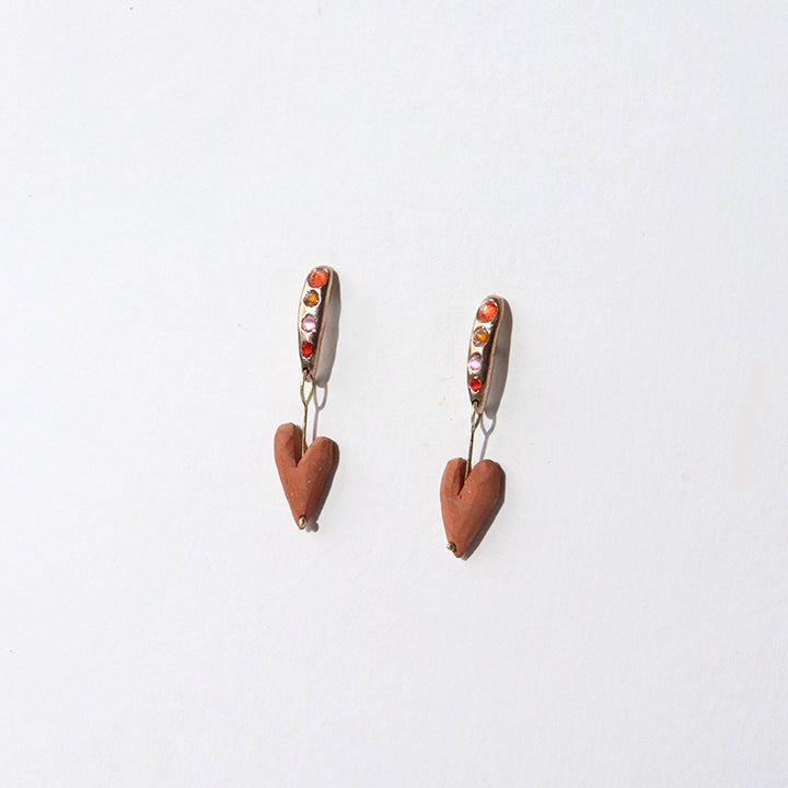 Terra Heart earrings