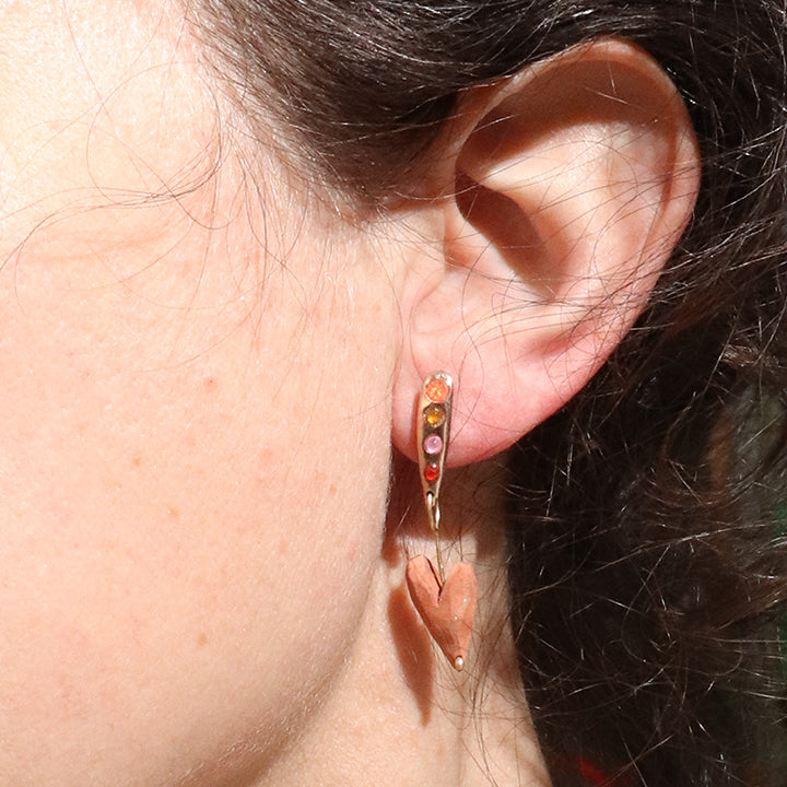 Terra Heart earrings